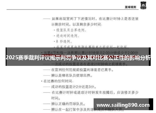 2025赛季裁判评议揭示判罚争议及其对比赛公正性的影响分析 2025赛季裁判评议揭示判罚争议及其对比赛公正性的影响分析